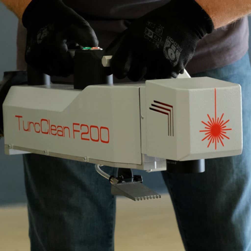 laser video cover handheld clean