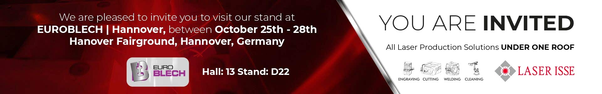 Laser Isse Web Banner EuroBLECH en