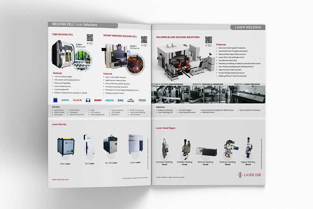 laser isse welding catalog pages mockup