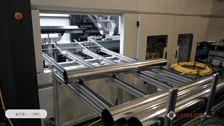 fully automated chimney boiler laser welding line stacking unit